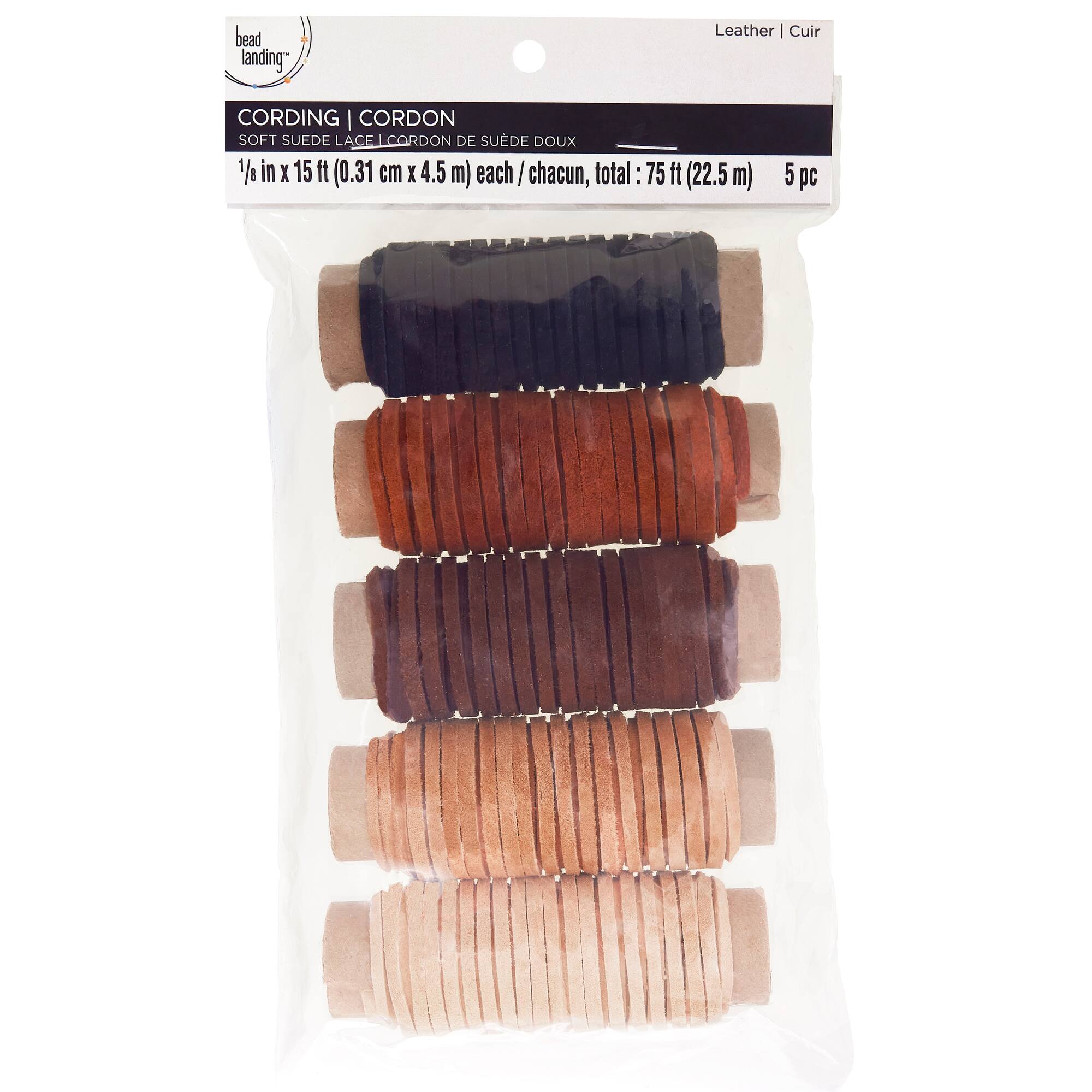 Suede Lace Cording Value Pack By Bead Landing™